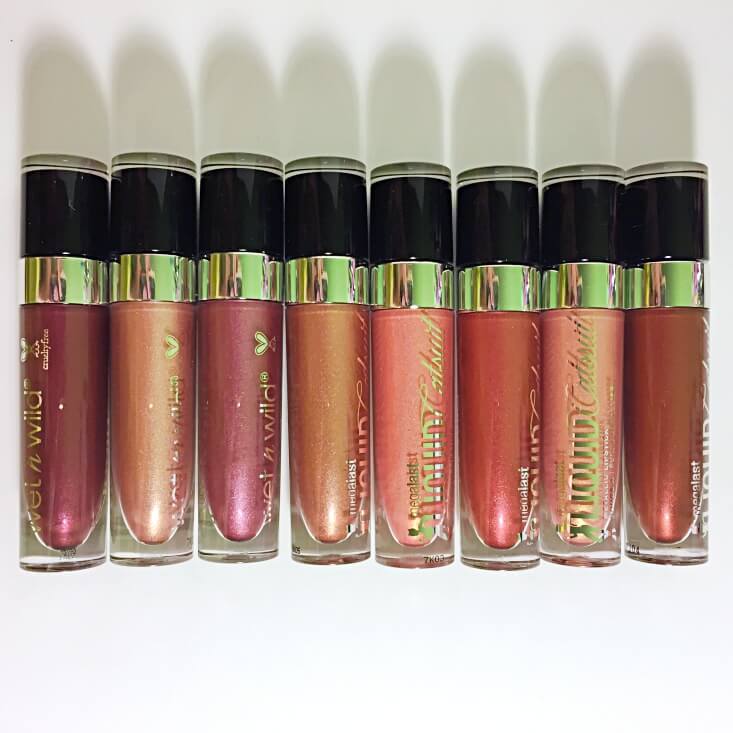 wet n wild megalast Liquid Catsuit Metallic Lipsticks wet n wild megalast Liquid Catsuit Metallic Lipsticks