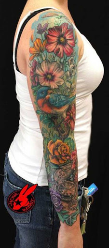 Este relógio floral