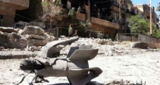 إصابة 5 أطفال جراء اعتداء إرهابيي جبهة النصرة بقذيفة على مدينة درعا-فيديو
