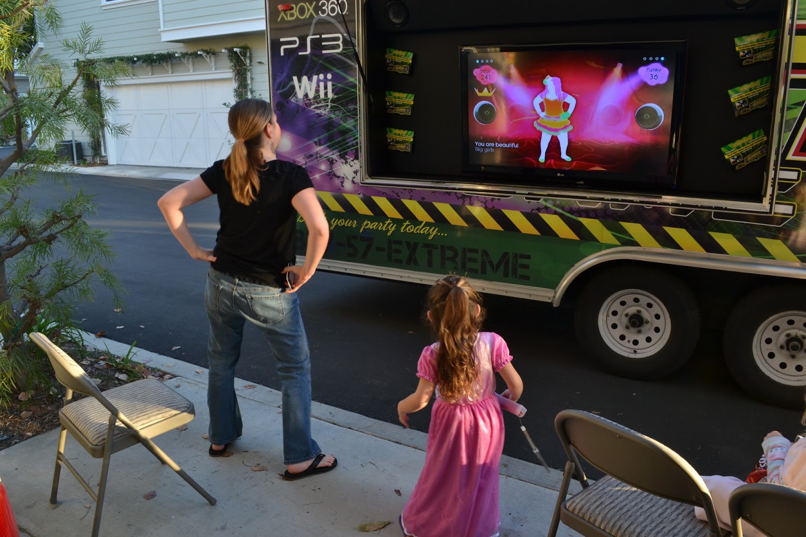 Polkadots on Parade Extreme Game Truck Birthday Party He's 10!