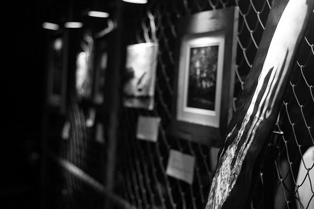 art display in black and white