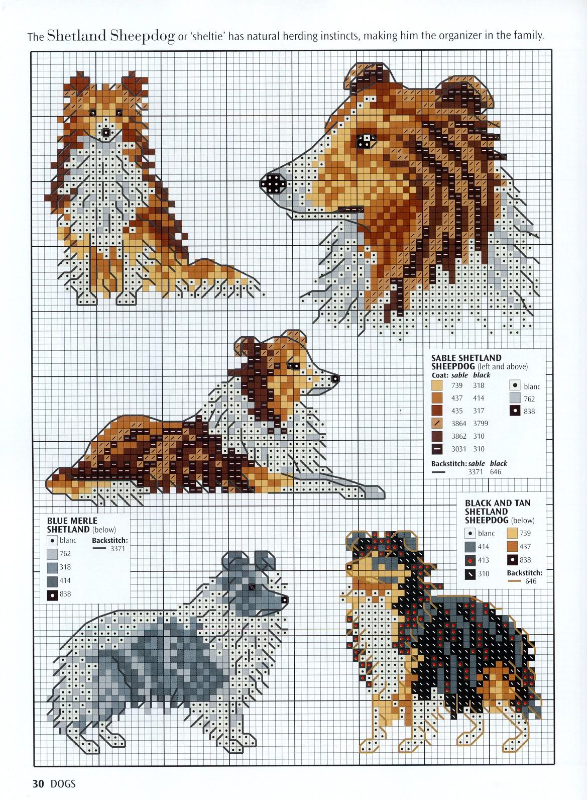 Cross Stitch Dogs Patterns Χειροτεχνήματα Σκυλάκια για κέντημα / Dog