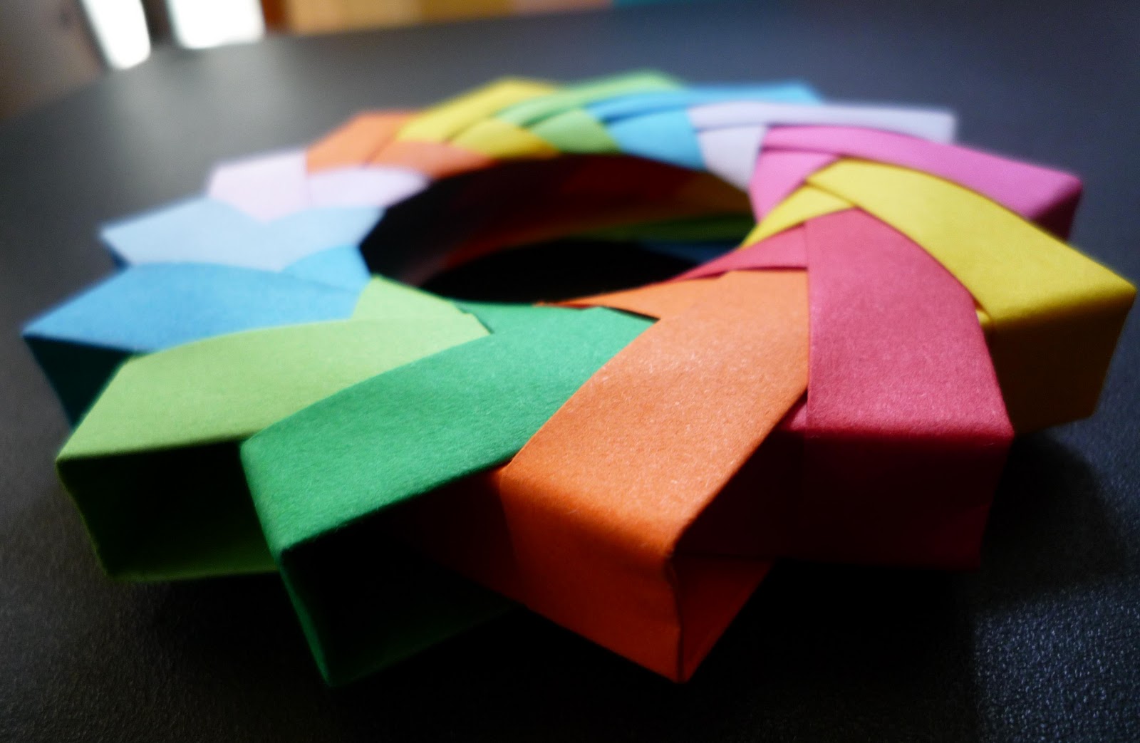 Creaciones en Origami: Anillo modular / Modular ring