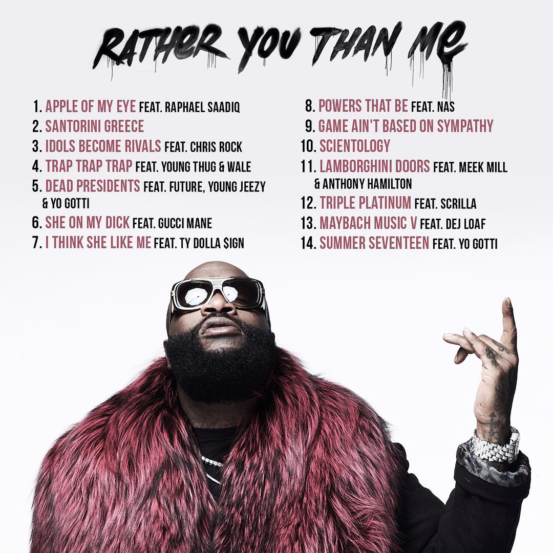 Stream Rick Ross’s New CD, “Rather You Than Me”