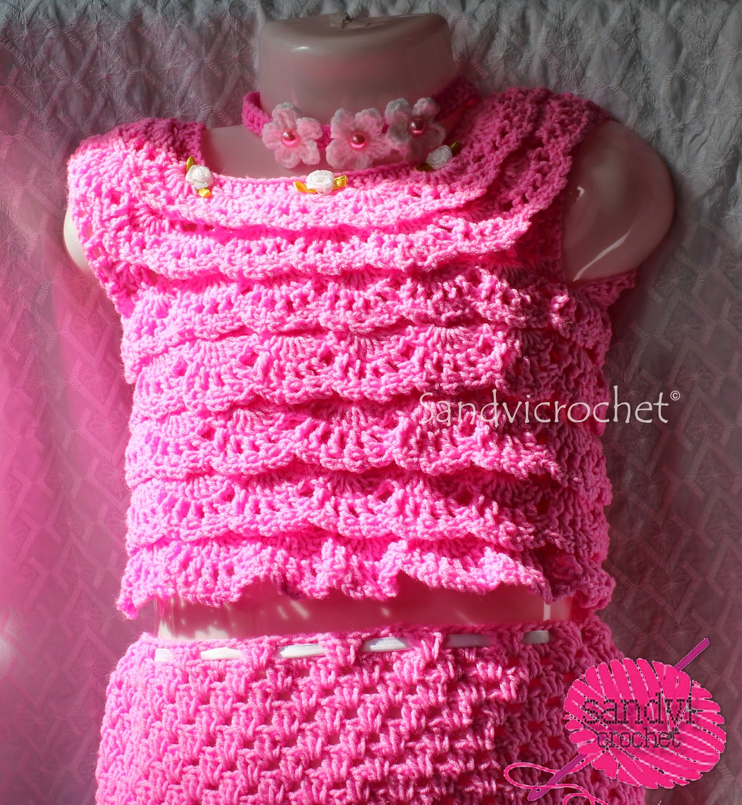 sandvicrochet Crochet mermaid outfit
