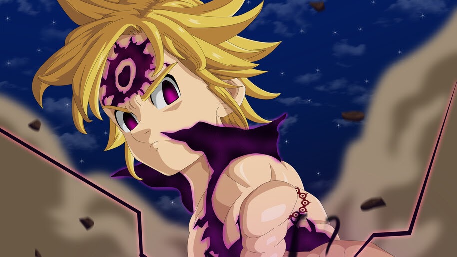 Meliodas, Assault Mode, Demon Mark, Nanatsu no Taizai, 8K, #6.1493