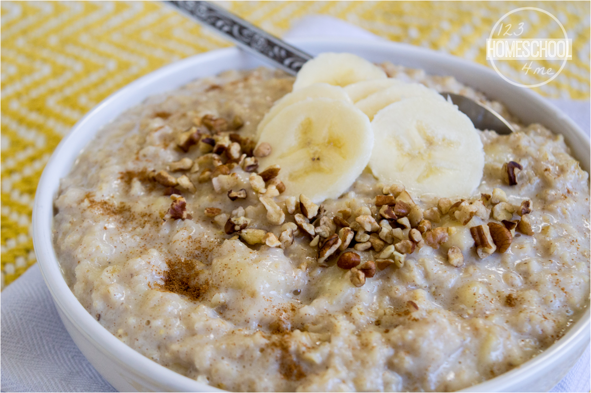 Quick & Easy Banana Bread Oatmeal