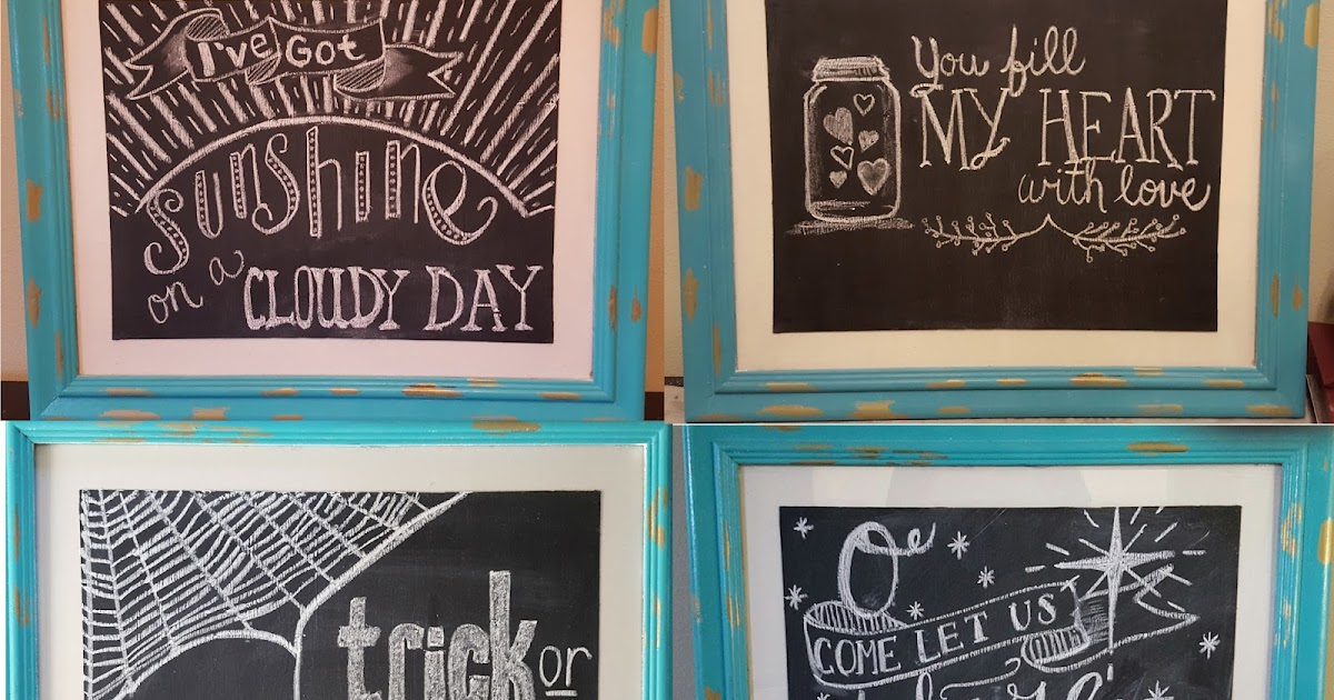 So Much To Make: Chalkboard Ideas for Every Season
