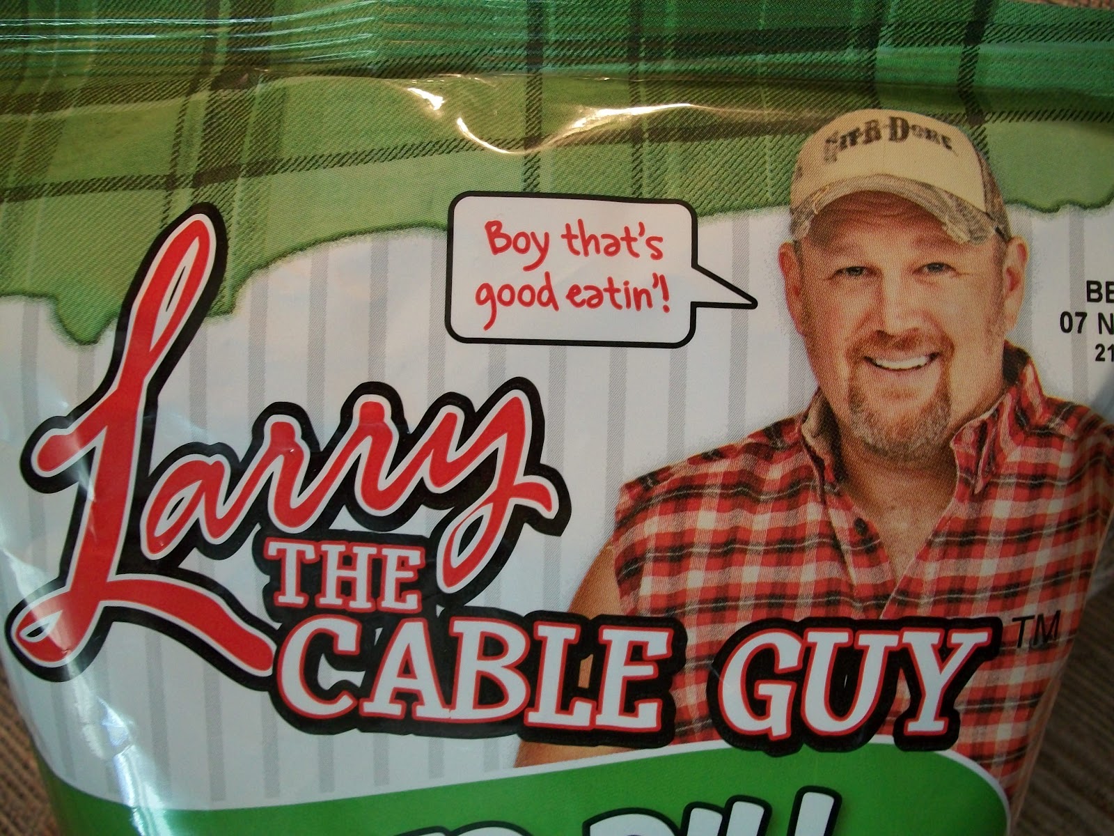 Cats, Kids and Crafts: Larry the Cable Guy Tater Chips