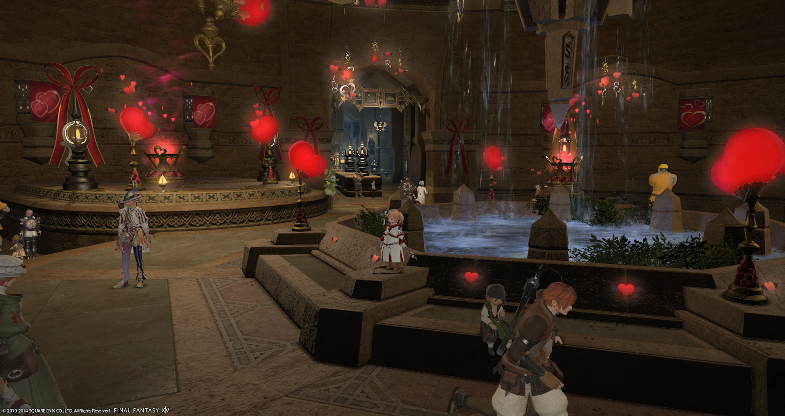 A Tank and a Healer. Will you be my FFXIV Valentine?