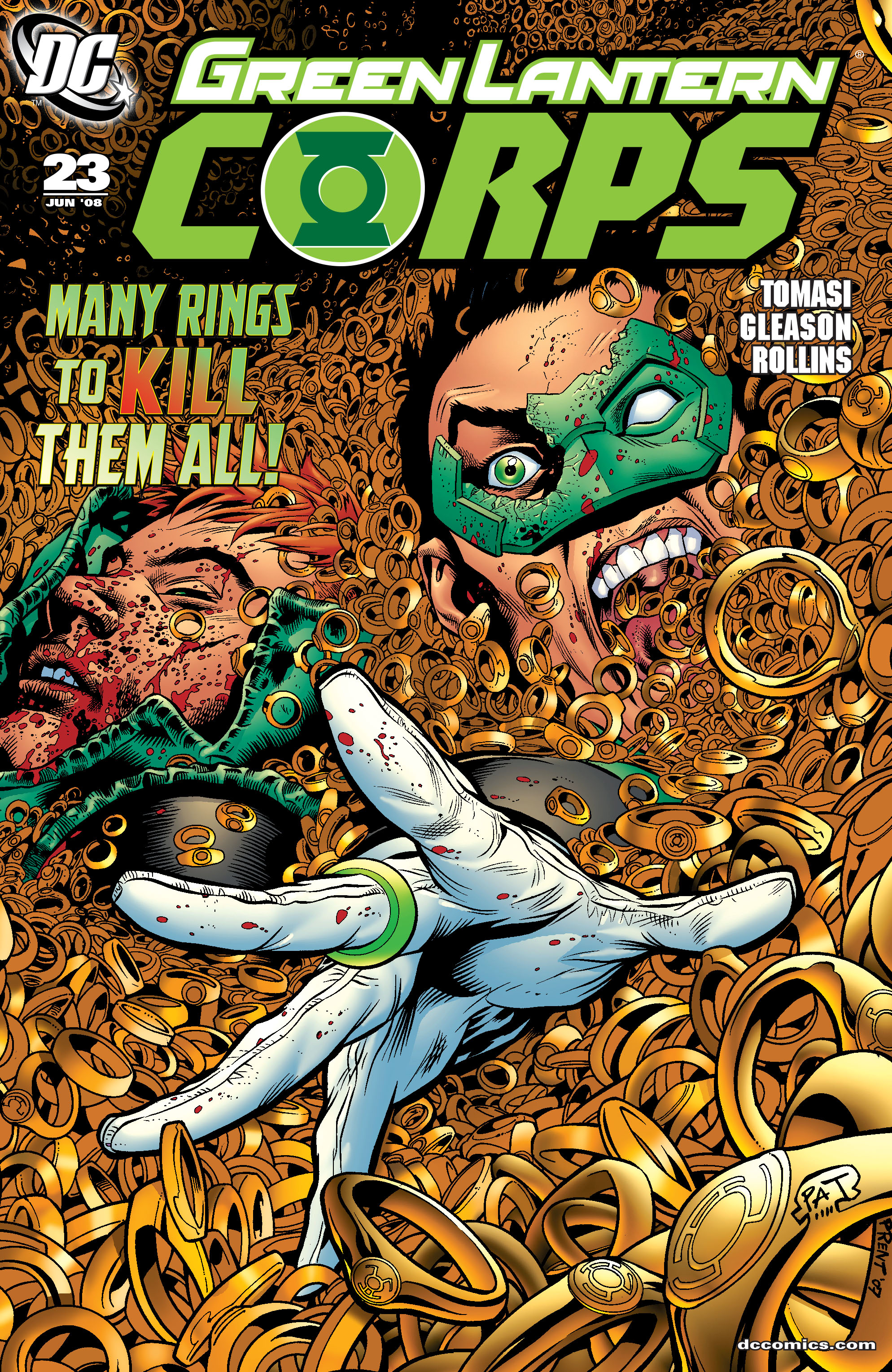 Read online Green Lantern Corps (2006) comic -  Issue #23 - 1