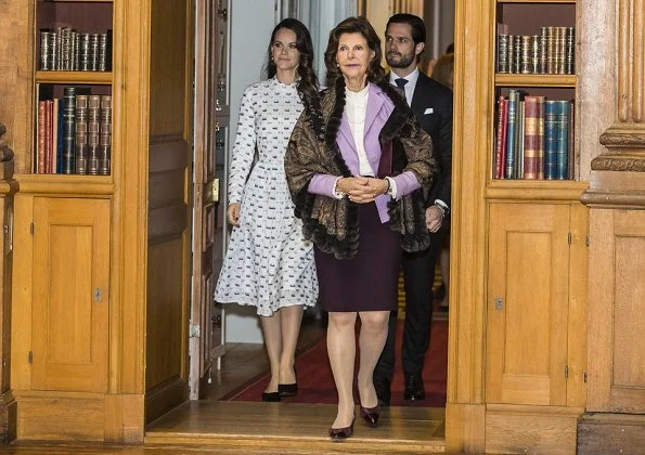 Princess Sofia wore RODEBJER Palasan Dress. Queen Silvia, Princess Sofia Hellqvist and Prince Carl Philip