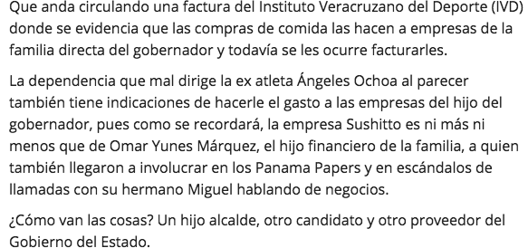 Factura evidencía que gobierno de Veracruz le compra al 