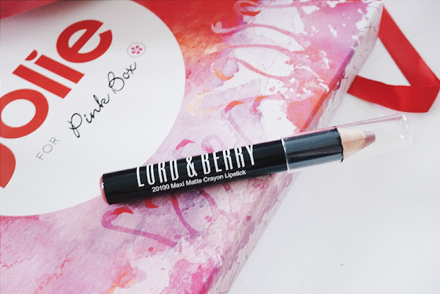 Jolie for Pink Box Juli 2016 Lord and Berry Crayon Matte Lipstick Jolie for Pink Box Juli 2016 Lord and Berry Crayon Matte Lipstick
