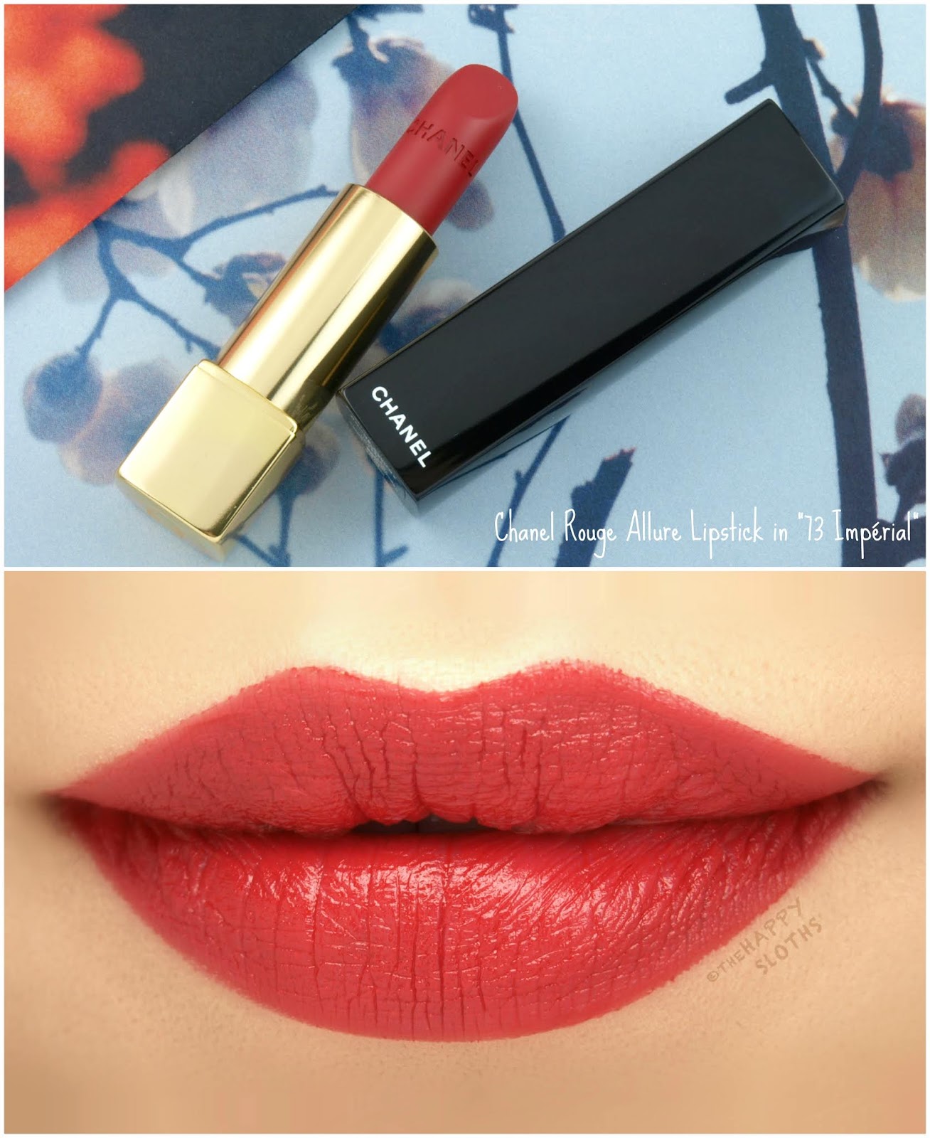 Chanel Spring-Summer 2018 | Rouge Allure Velvet Lipstick in "73 Impérial": Review and Swatches