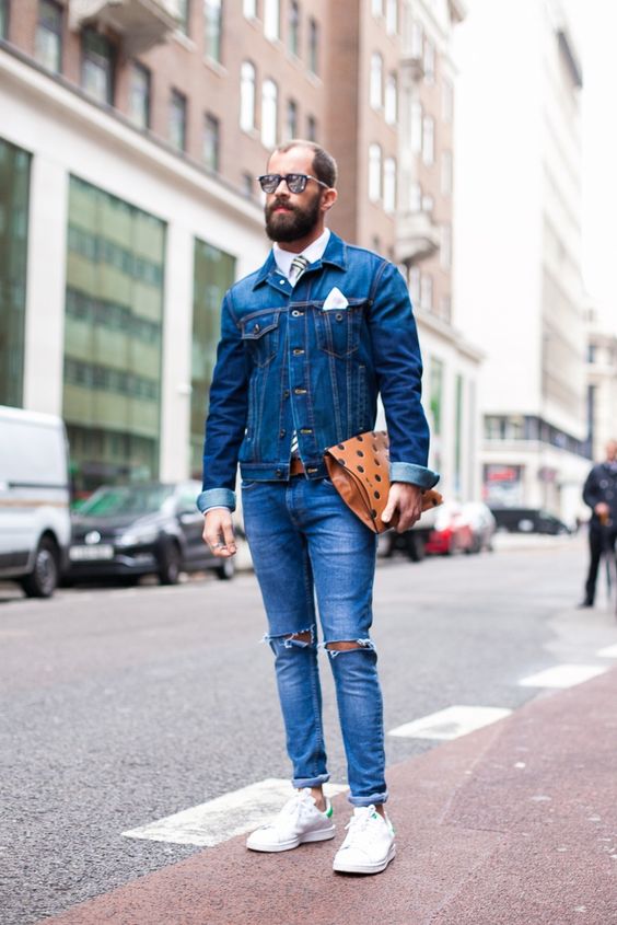 Fashion Jaqueta Jeans Masculina Looks Moda Masculina Looks Com