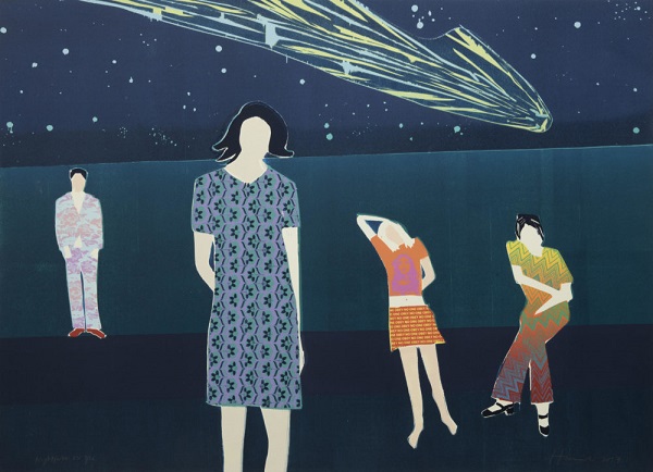 Tom Hammick - "Nightfall", 2017 | arte, inspiration, printmaking, coolstuff | art selecta Tom Hammick - "Nightfall", 2017 | imagenes de obras de arte bellas, bonitas chidas, cuadros, art pictures, cool stuff