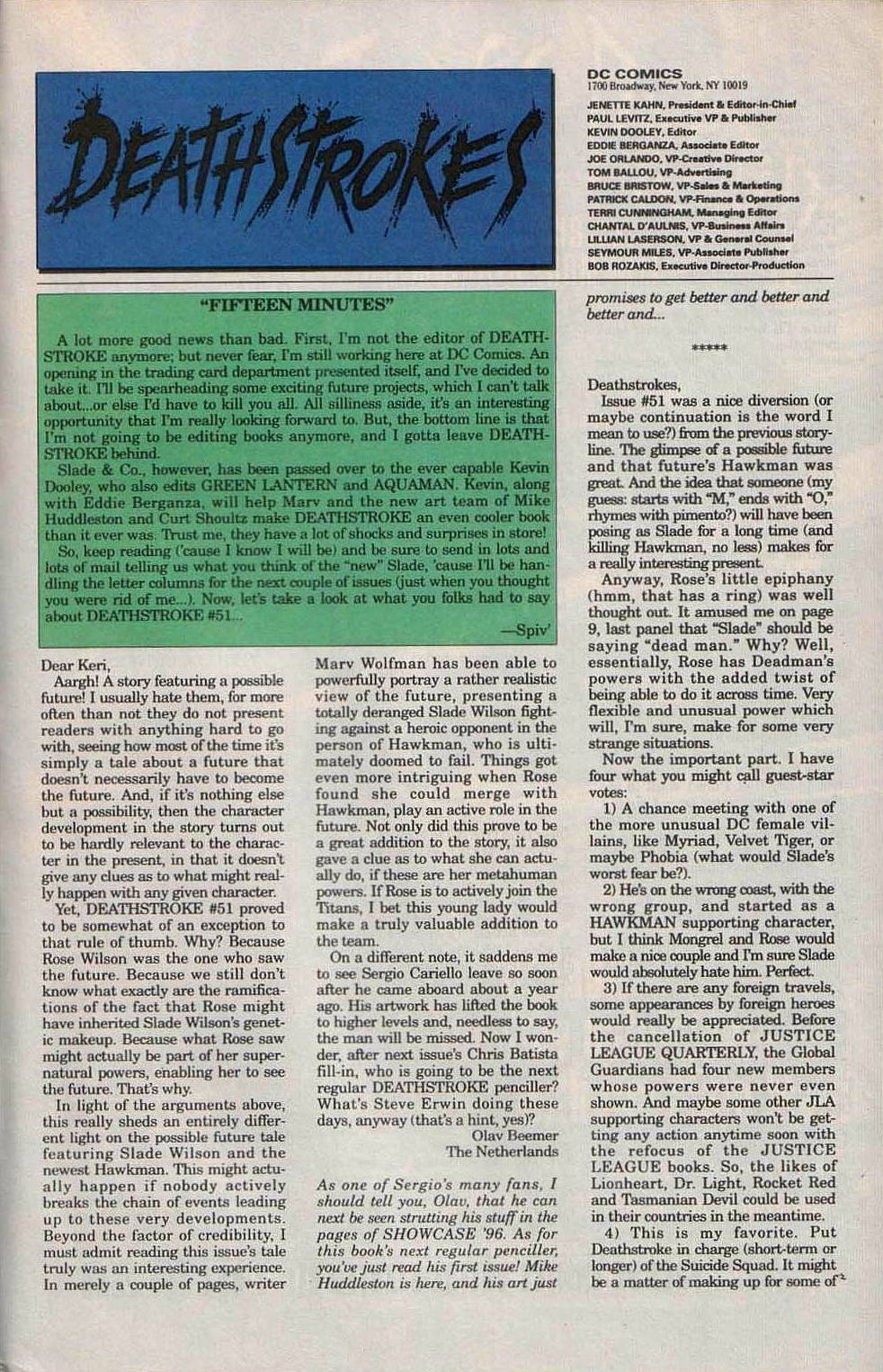 Deathstroke (1991) Issue #55 #60 - English 24