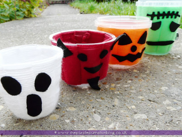 Wool Woven Candy Pots | The Purple Pumpkin Blog