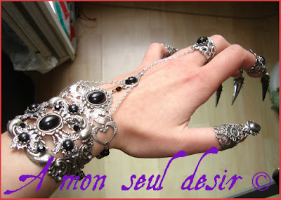 Bagues Griffes Claw Rings Bijou Gothique Gothic Gothik Gothic Jewel  www.amonseuldesir.net A Mon Seul Désir