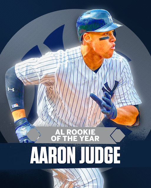Bleachers Brew AL Rookie of the Year. Give Aaron Judge the MVP Award too.