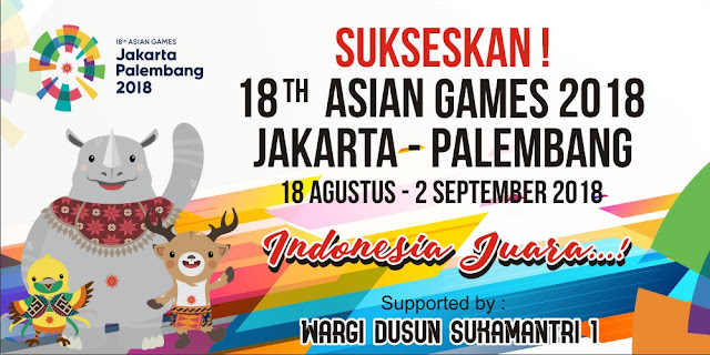Download Spanduk Asian Games 2018 Cdr Karyaku