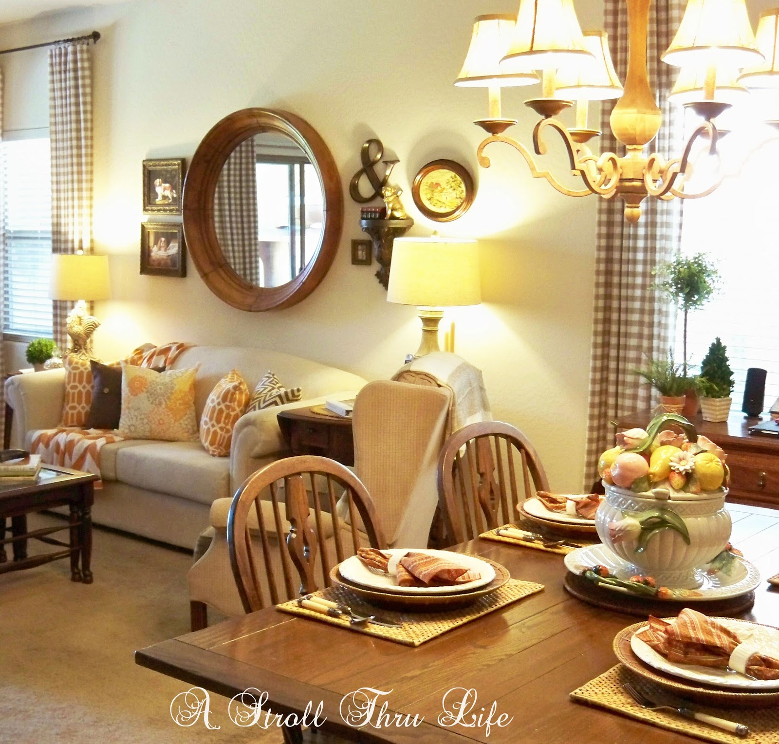 A Stroll Thru Life: New Centerpiece for the Breakfast Table