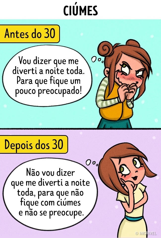 O amor antes e depois dos 30 anos O amor antes e depois dos 30 anos