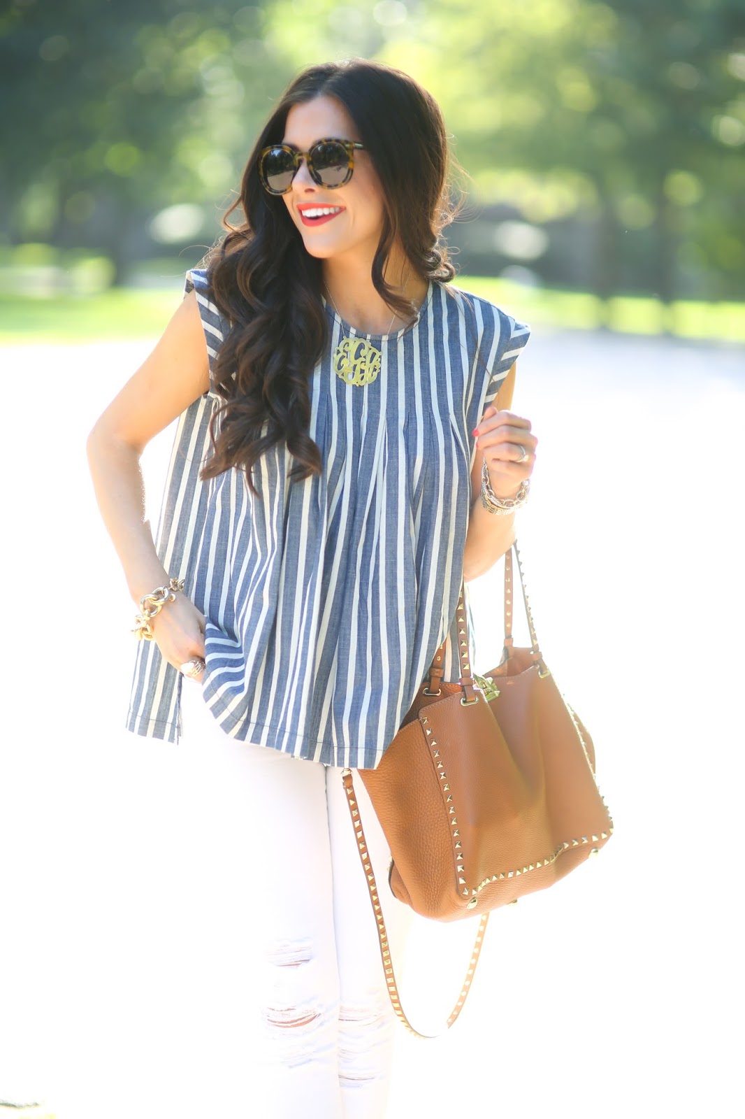 Striped Chambray for the 4th | The Sweetest Thing