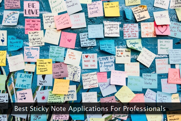 Sticky notes with quotes