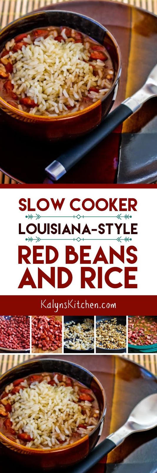 Slow Cooker Louisiana-Style Red Beans and Rice - Kalyn's Kitchen