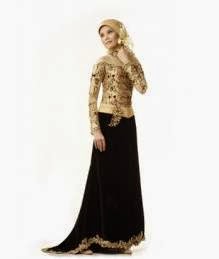 Desain baju muslim kebaya modern simple namun elegan 