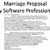 Marriage Proposal By Software  Professional