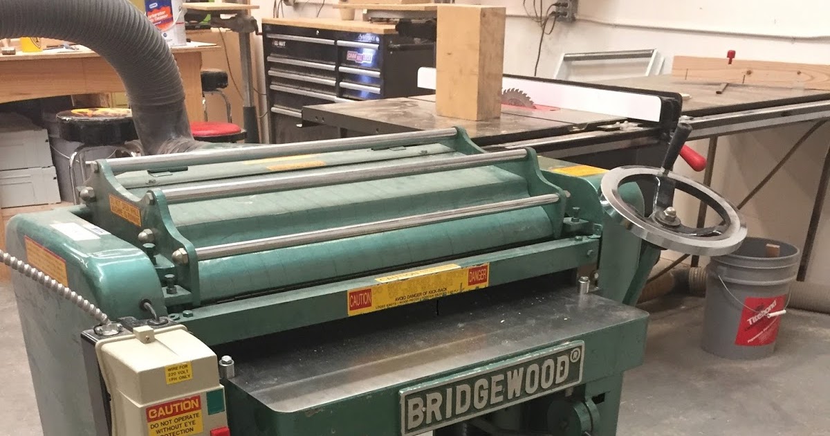 Let's Talk Wood Rebuilding a Bridgewood Planer
