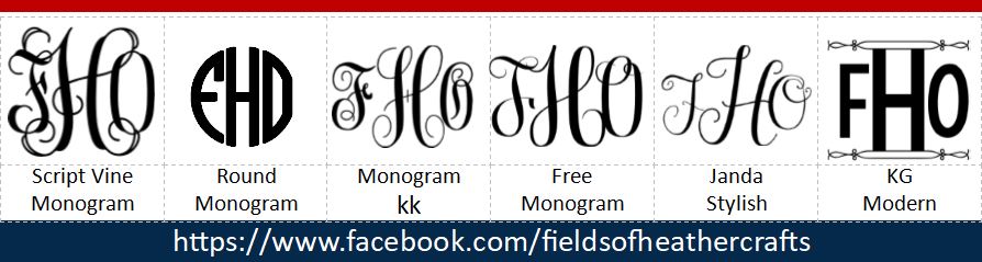 Free Fonts Svgs For Monograms