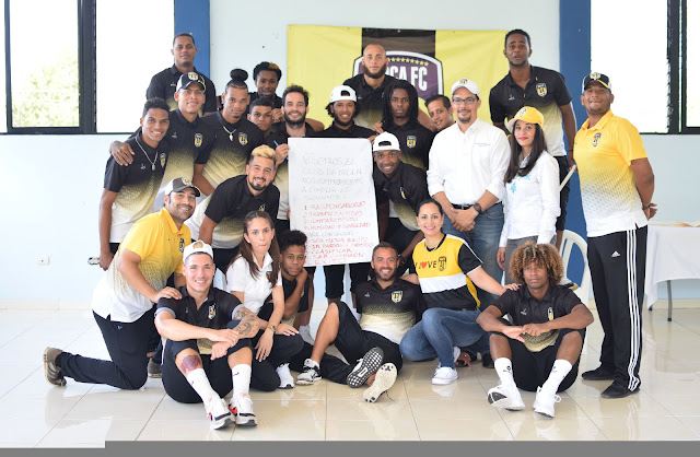 LDF | Moca FC y Alianza Nutrición Clínica (CNC) realizaron taller integración y comunicación