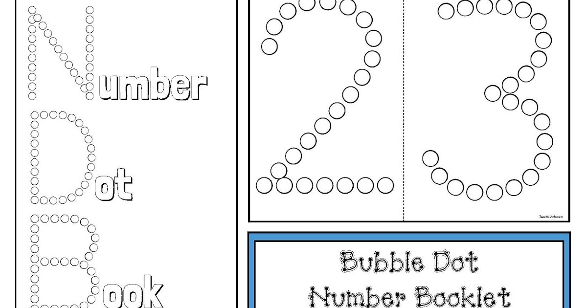 Classroom Freebies Bubble Dot Number Activities