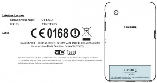 fcc approves samsung galaxy tab 2