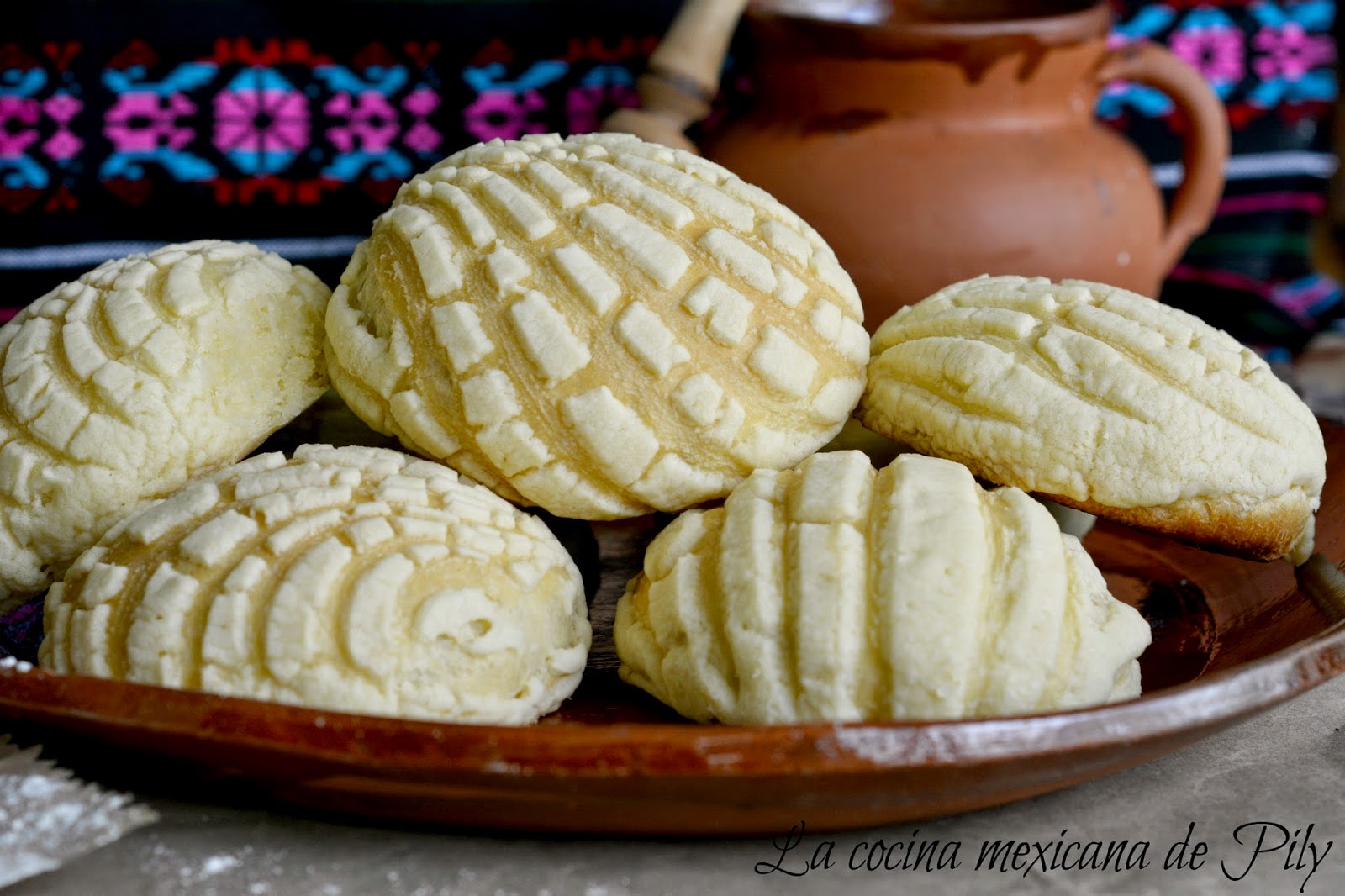 Conchas Caseras Tradicional Pan Mexicano | La Cocina Mexicana de Pily