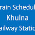 Khulna Railway Station Train Schedule 