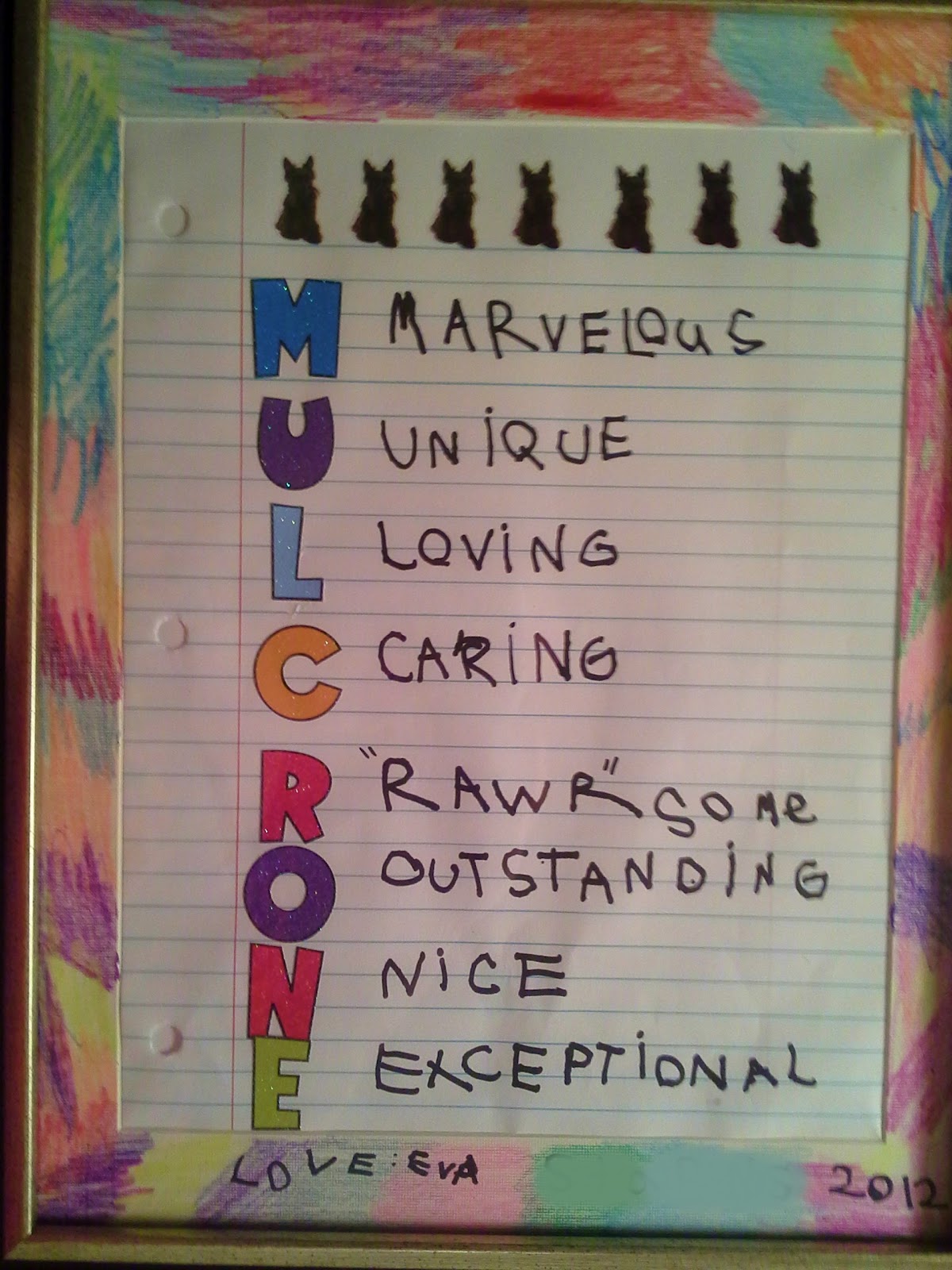 Clever Crafty Cookin Mama Cute Teacher Gift An Acrostic Poem