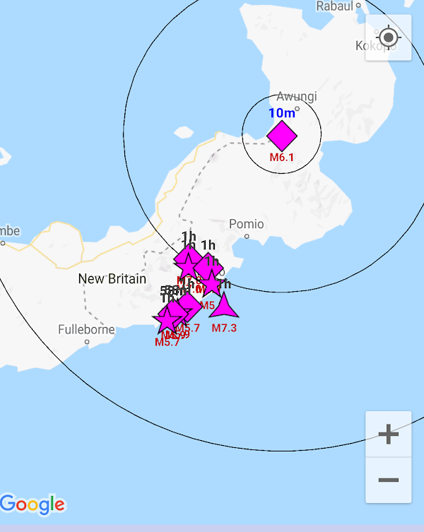 URGENTE: Otro Fuerte Sismo Sacude New Britain. URGENTE: Otro Fuerte Sismo Sacude New Britain.