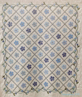 'Forget-Me-Not' Quilt by Judith Scott