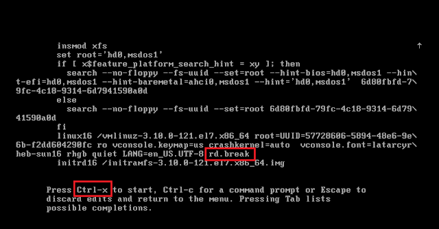 How To Reset/Break Root User Password In RHEL 7..!! - IT-IMS & CYBER ...