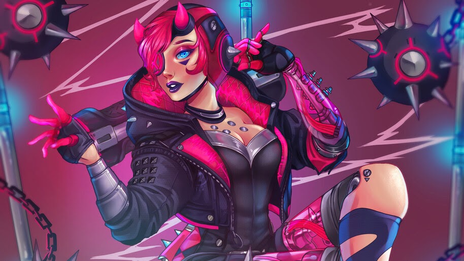Wattson, Cyberpunk, Apex Legends, 4K, #7.1571