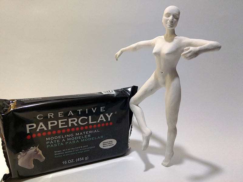Creative Paperclay® air dry modeling material: Figure Sculpting with Creative  Paperclay (part 3 of 3)