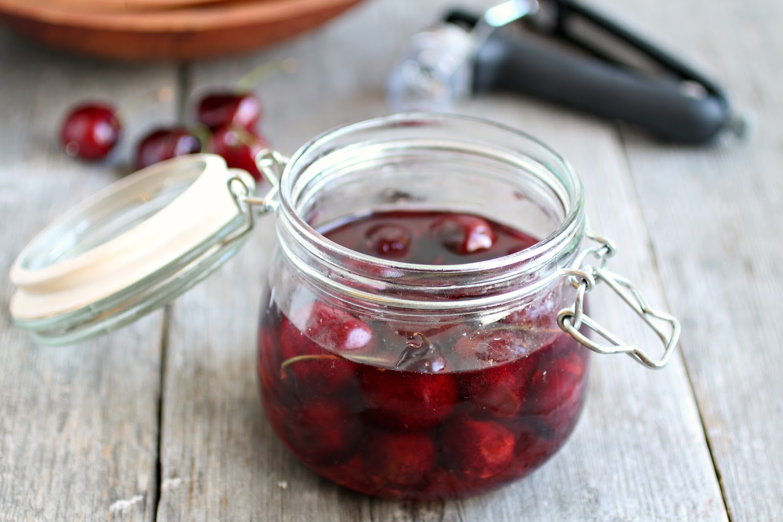 Hungry Couple Brandied Cherries