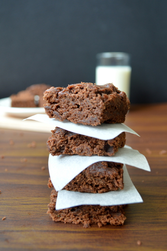 Palakkad Chamayal Eggless Whole Wheat Zucchini Brownies