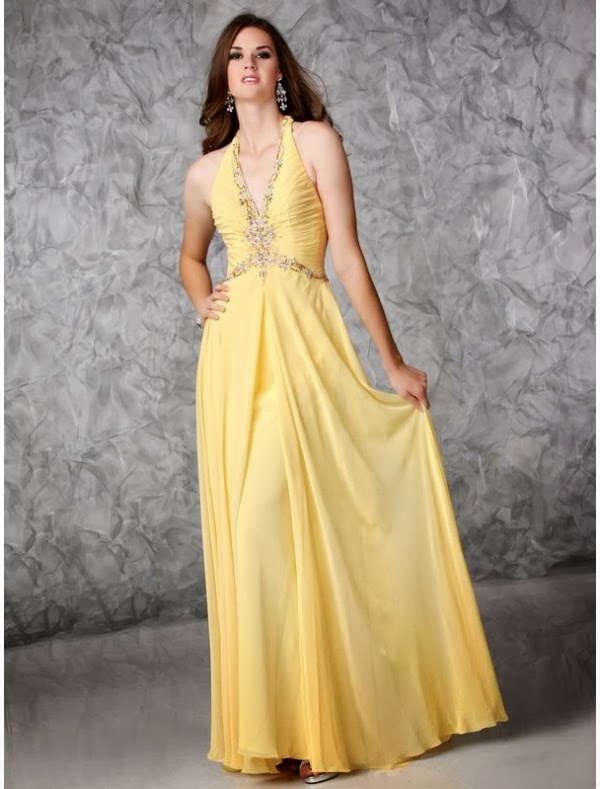 chiffon evening wear