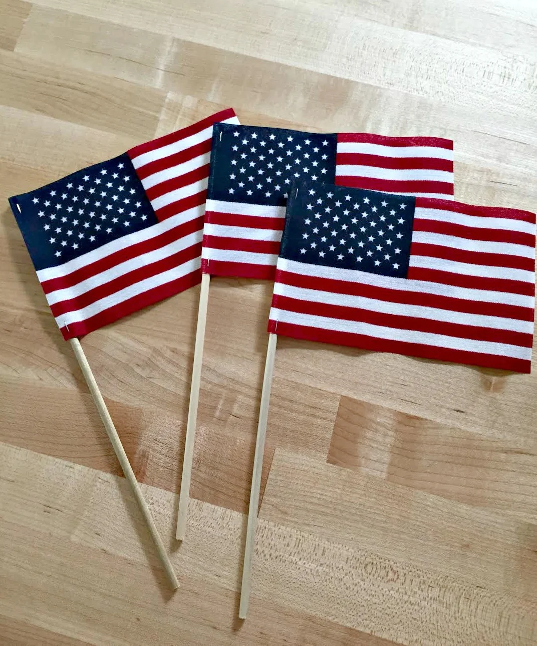 crafts with small USA flags